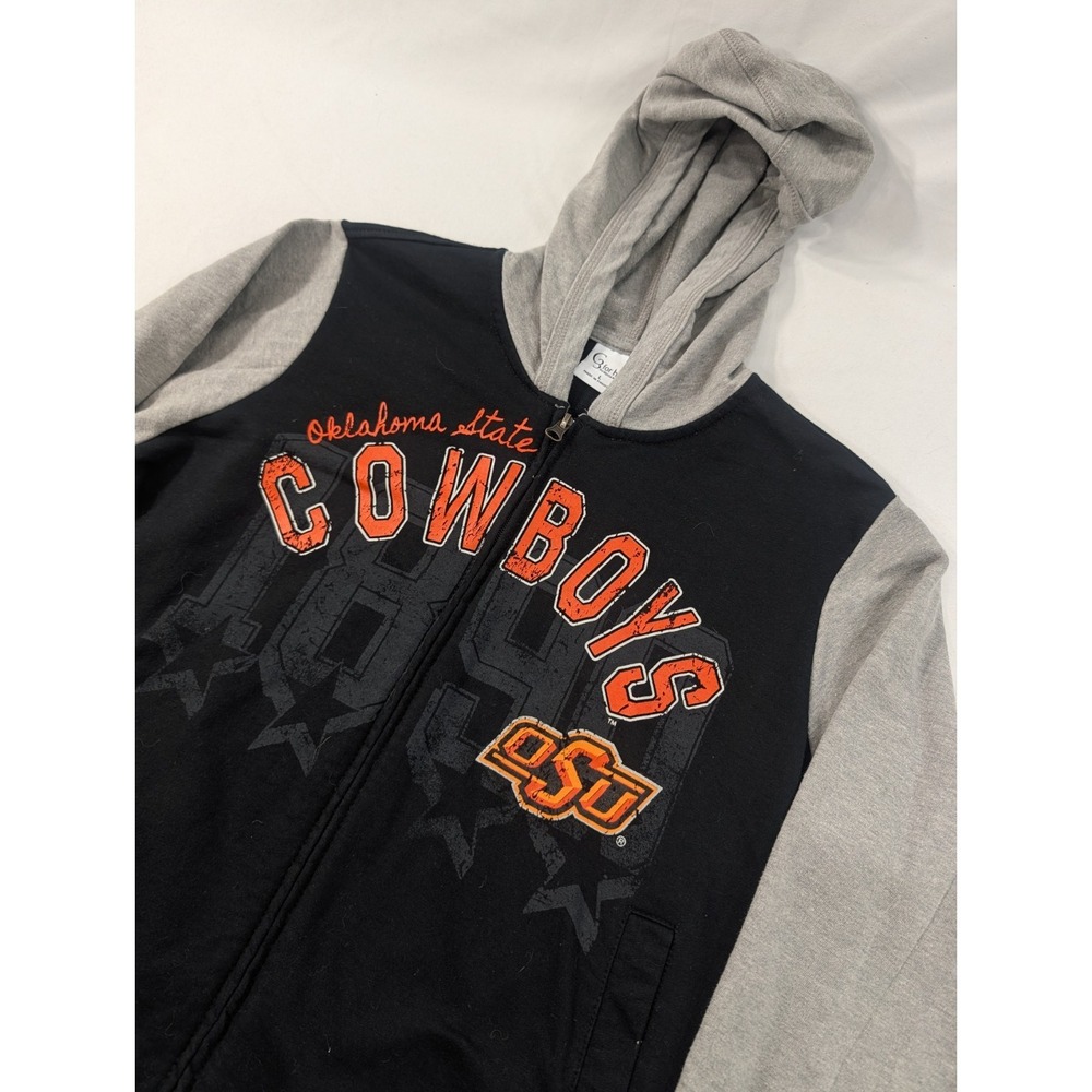 Oklahoma‎ State Women's Hoodie Size Large Full Zip G3 For Her